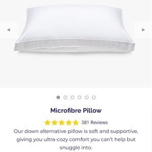 Good morning microfibre pillow